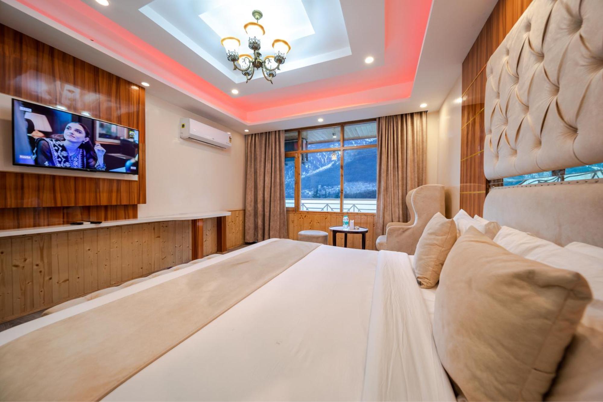 Hill River Resort - Central Heated & Air Cooled - Near Mall Road , Best Property Of Manali 2024- 2025 Eksteriør bilde