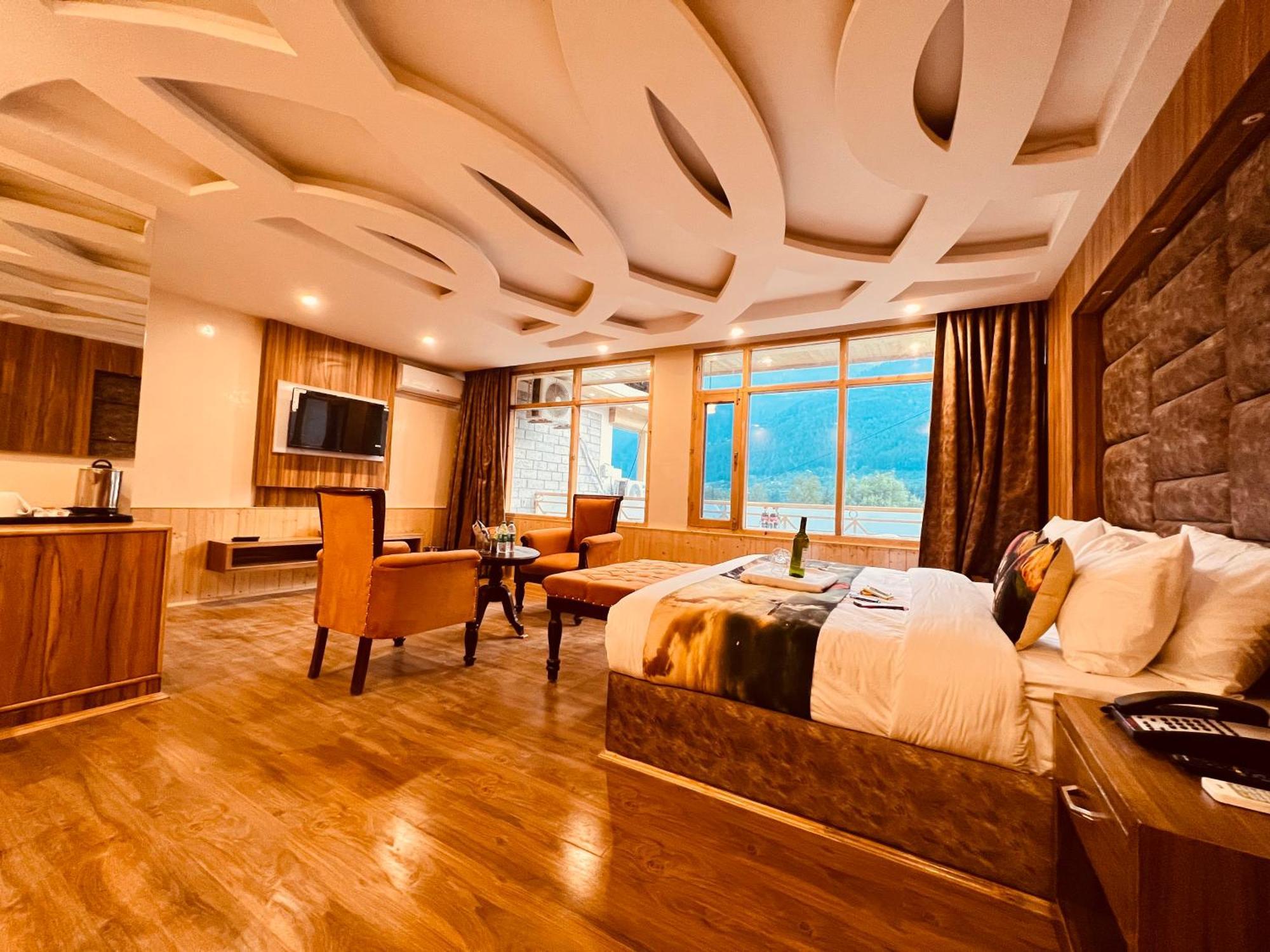 Hill River Resort - Central Heated & Air Cooled - Near Mall Road , Best Property Of Manali 2024- 2025 Eksteriør bilde