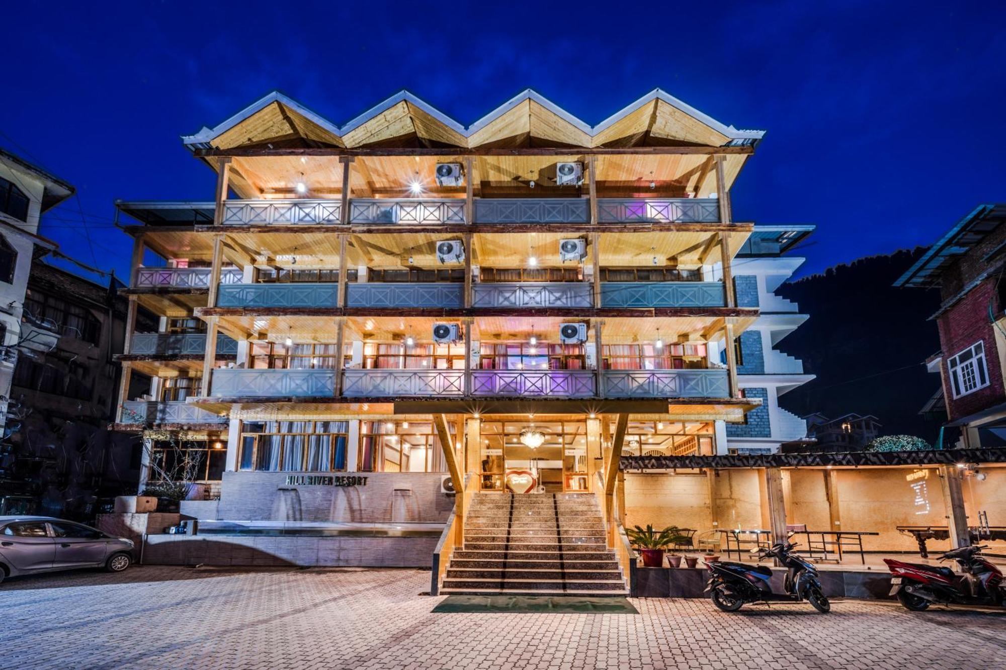 Hill River Resort - Central Heated & Air Cooled - Near Mall Road , Best Property Of Manali 2024- 2025 Eksteriør bilde